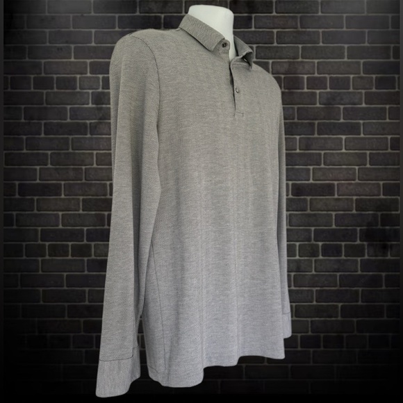 Hart Schaffner Marx Luxe Polo Shirt - M - Pima Cotton Blend - Made in Peru - Picture 5 of 12